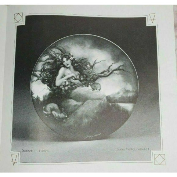 Vintage The Four Ancient Elements Collectible Plate (Earth) By Georgia Lambert - Picture 9 of 10